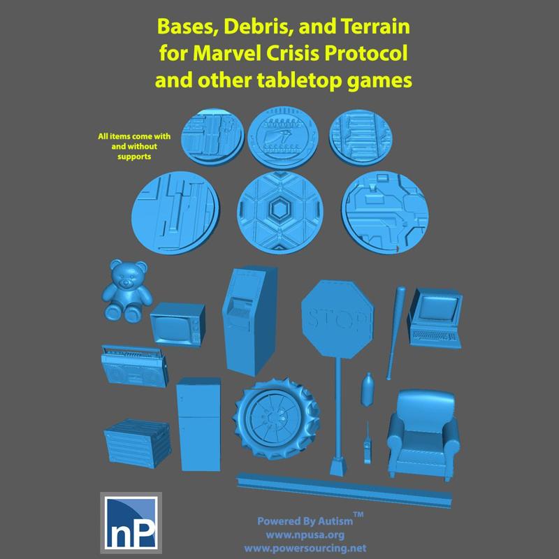 Modern/Super-Hero/Horror Terrain, set 3