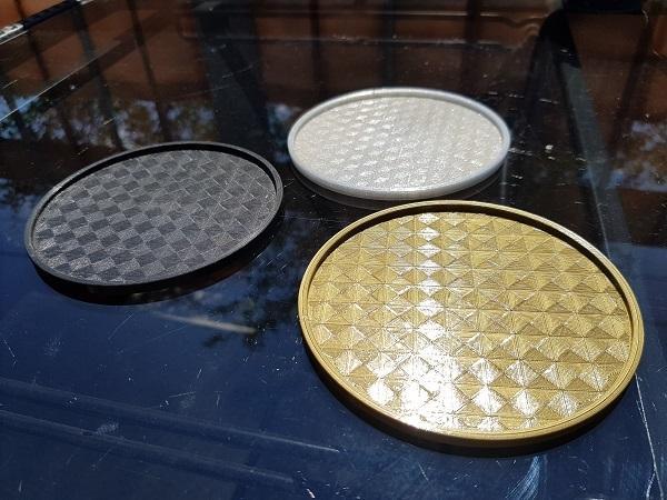 Cup Mats with Holographic effect