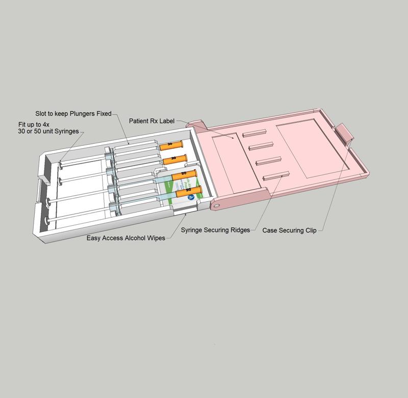 Ozempic/ Insulin Travel Case