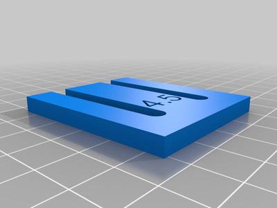 Ender 3 Z-Axis Spacer 2mm-5mm - Lip Removed