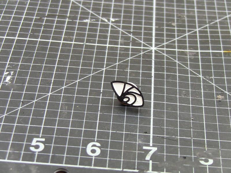 VFD symbol enamel pin