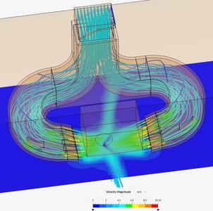 Anet A6 cooling fan duct CFD optimized