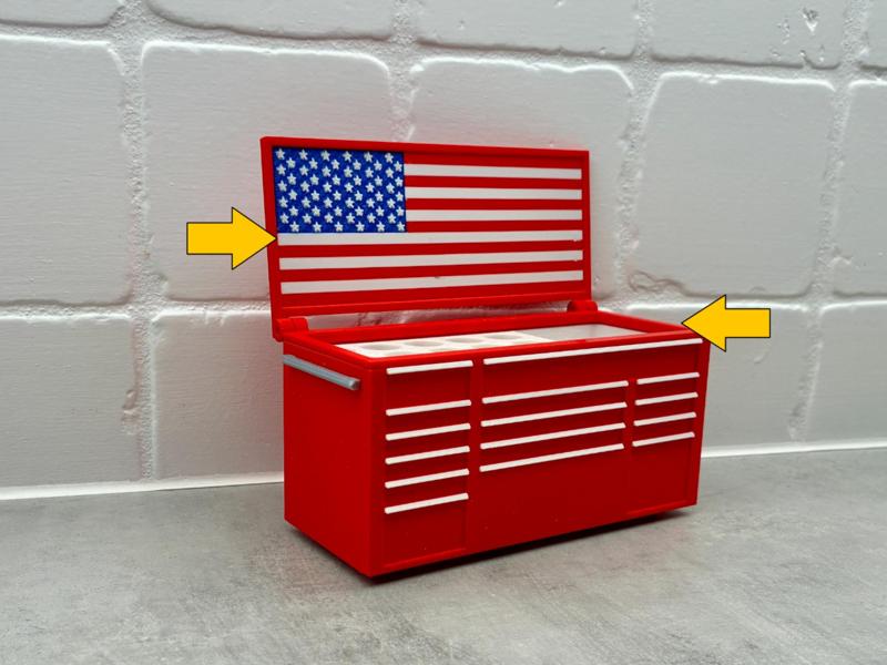 Lid - USA america usa  desk organizer pen holder