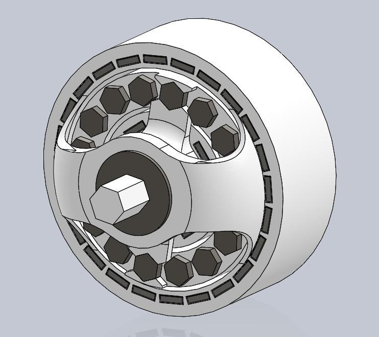 Simple Magnetic Gearbox
