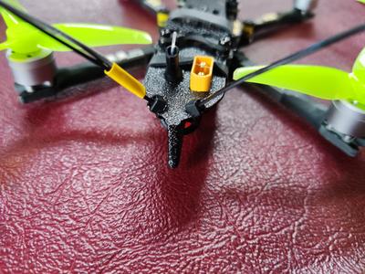 Sharktail antenna/XT30 mount for DarwinFPV Baby Ape / Baby Ape 2