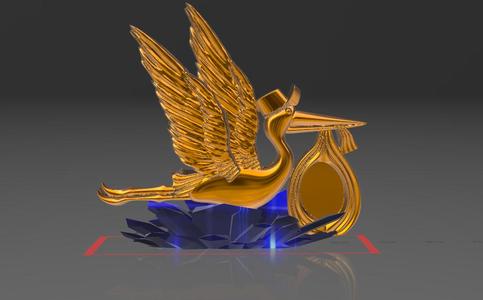 Postman Stork - Rapid Print 2.5D