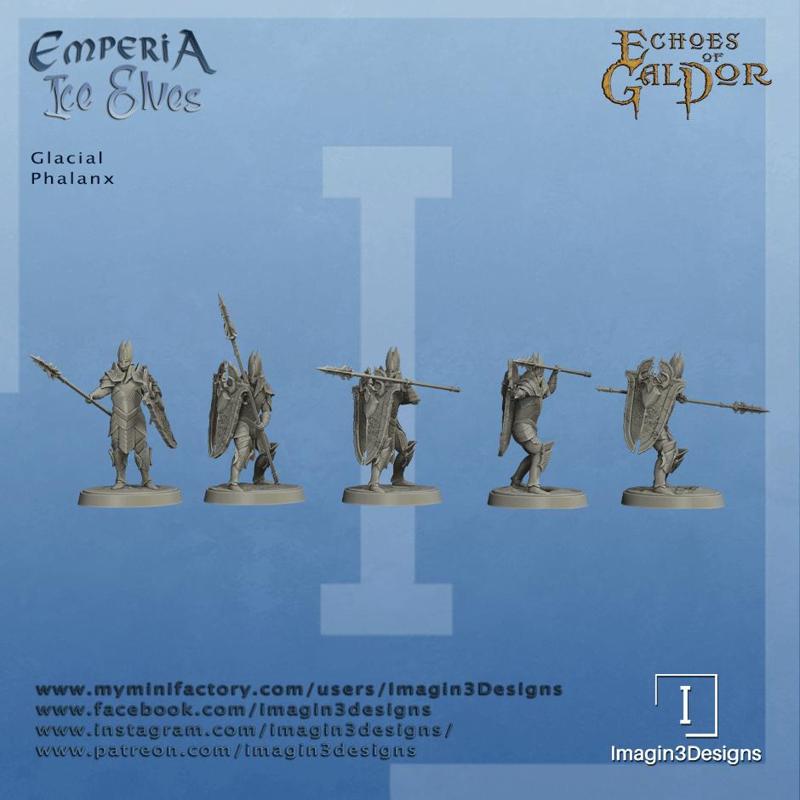 Glacial Phalanx - Ice Elf Spearmen