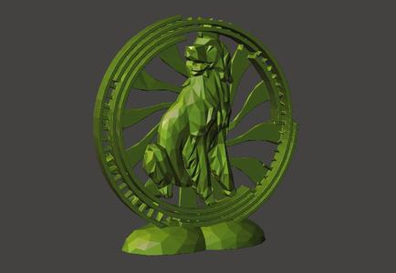 Dog X002 - Decor Low Poly