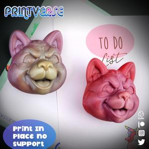 Flexy Husky Fridge Magnet Bonus Design