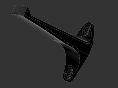 long headphone hanger for skadis T clip system