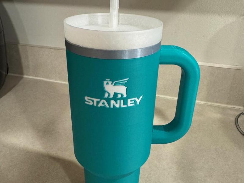 Stanley Cup to Scale. Fully 3D Printed. Threaded