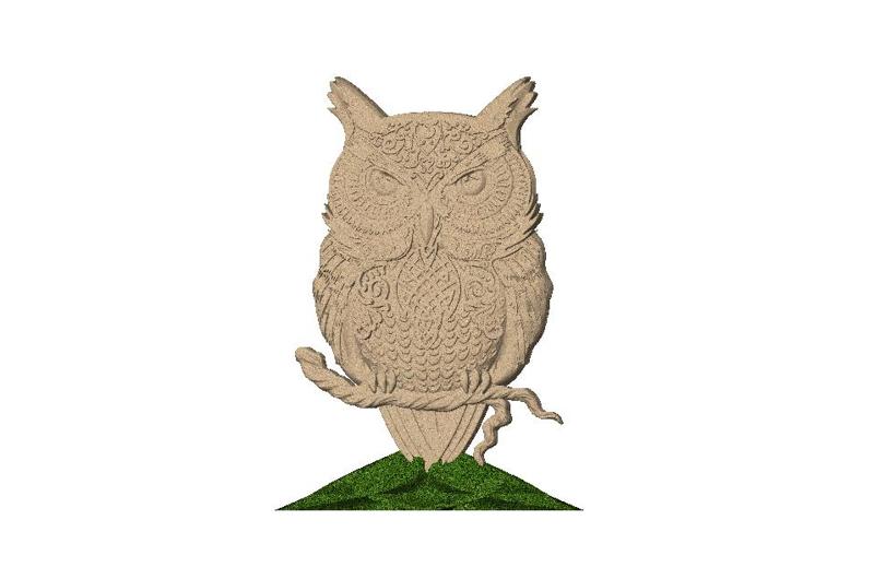 Ancient Owl - Rapid Print 2.5D
