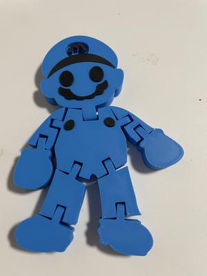 Articulated Mario Embossed