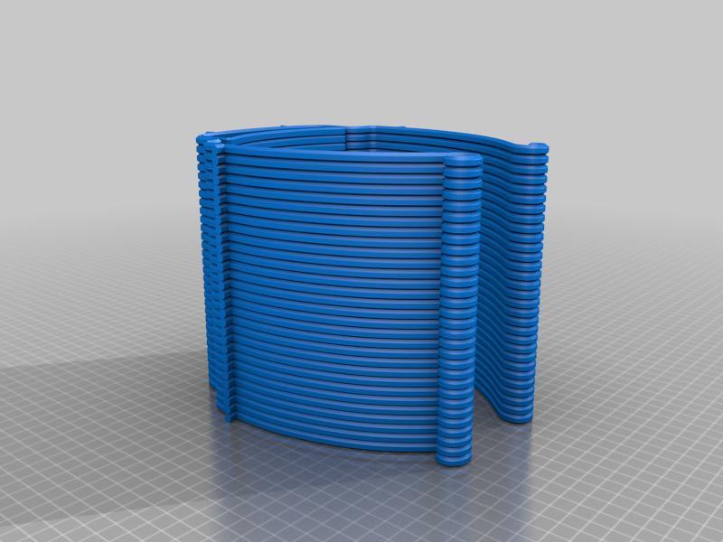 Face shield visor Prusa compatible and stackable