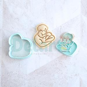Cookie cutter father with son father's day