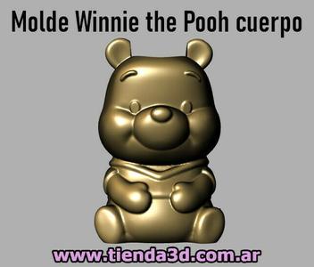 Winnie the Pooh Body Pot Mold
