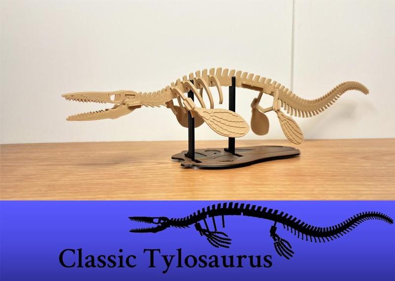 [3Dino Puzzle] Classic Style Tylosaurus