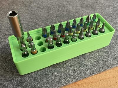 Gridfinity Bit Holder 3x1
