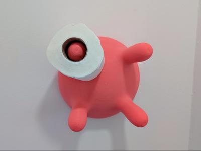 Cow Udder Toilet Roll Holder