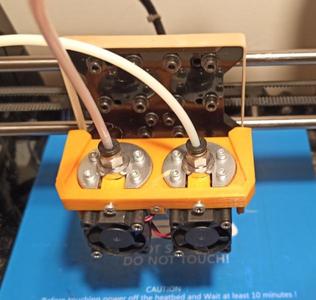 E3D V6 Dual extruder mount Geeetech i3X