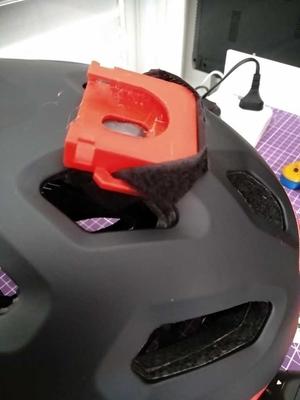 Drift Ghost X Camera helmet mount with securing wings