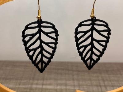 Earrings Leaf #03
