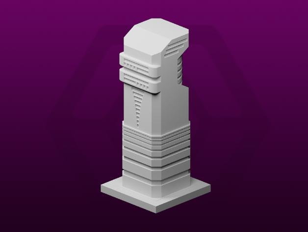 GreebleCity Cyberpunk: ScienceTower