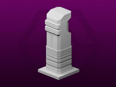 GreebleCity Cyberpunk: ScienceTower