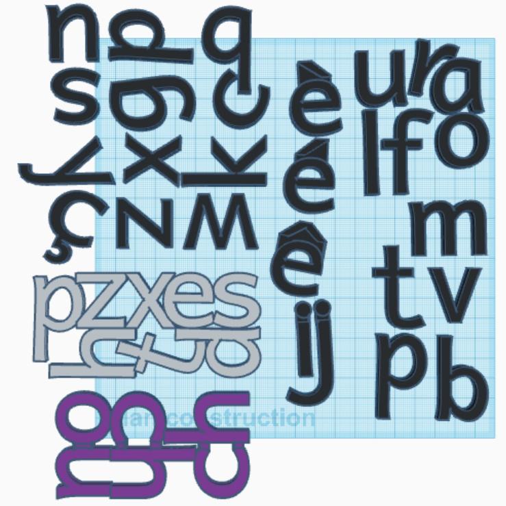 Lettres mobiles méthode décodi / movable letters