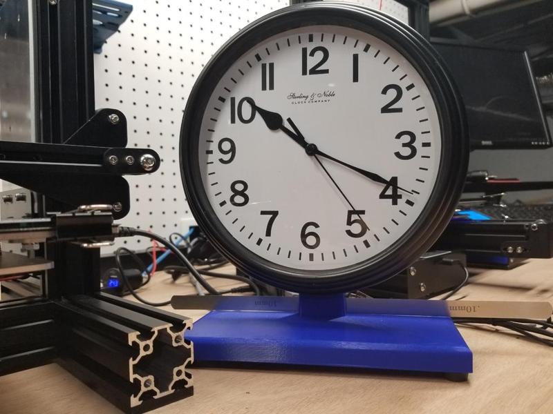 Wall Clock Stand with Feeler Gauge Holder