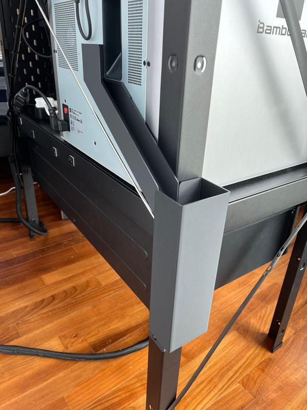 Bambu X1C/P1P/P1S Slim Poop Chute & Bin For IKEA BROR Shelving