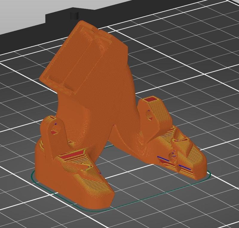 #0039 [Remix] X2 Delta P Duct (MK3S+) for BEAR Extruder [New 90Deg Flow Splitter]