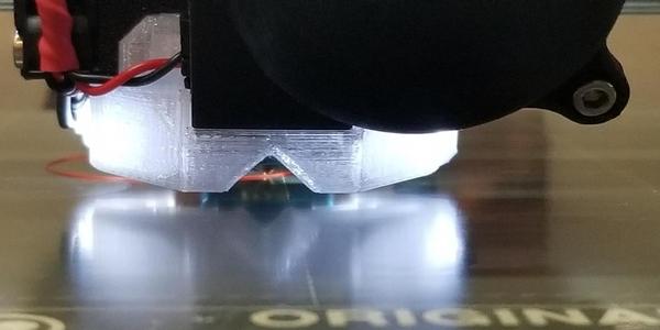 #0005 Fan Duct (remixed) and Extruder Lighting [MK3S+]