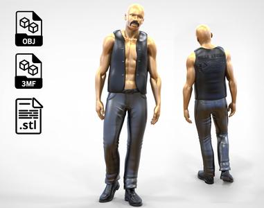 N4 Outlaw Biker Standing