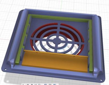 dryer vent with grate