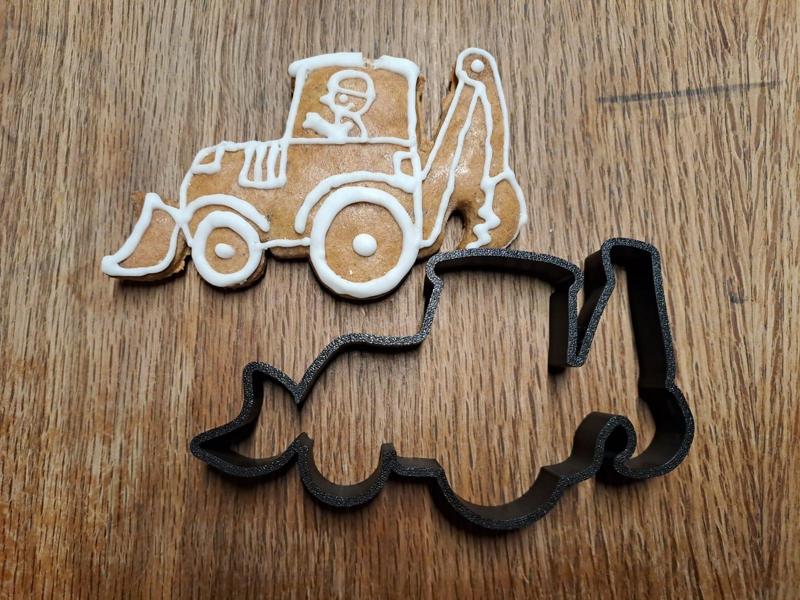 Digger cookie cutter
