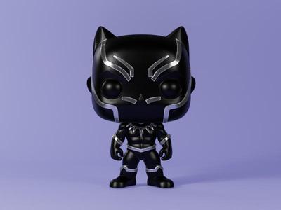 BLACK PANTER FUNKO 