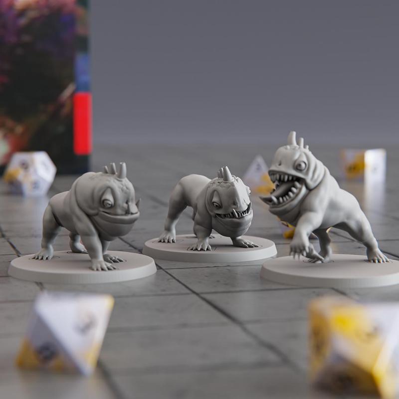 Tshumbla Pack - 4 Dog Creature Miniatures