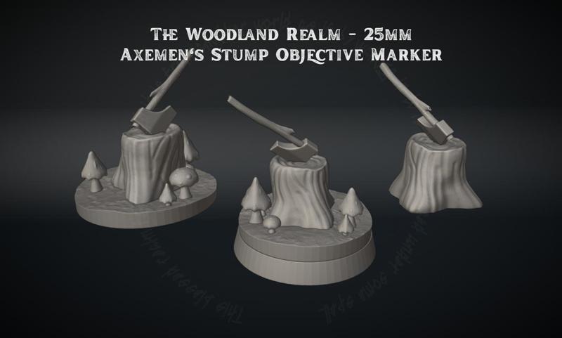 The Woodland Realm - Axeman's Stump Objective Marker