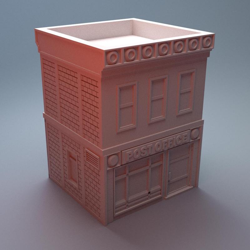 Urban Post Office Building 28mm