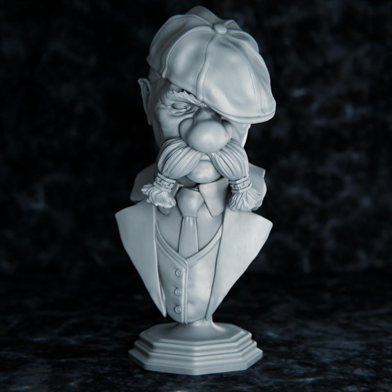 Thomaeth Shieldby, mustache