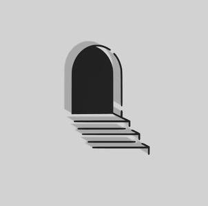 Dark Door Decoration - 2D Art