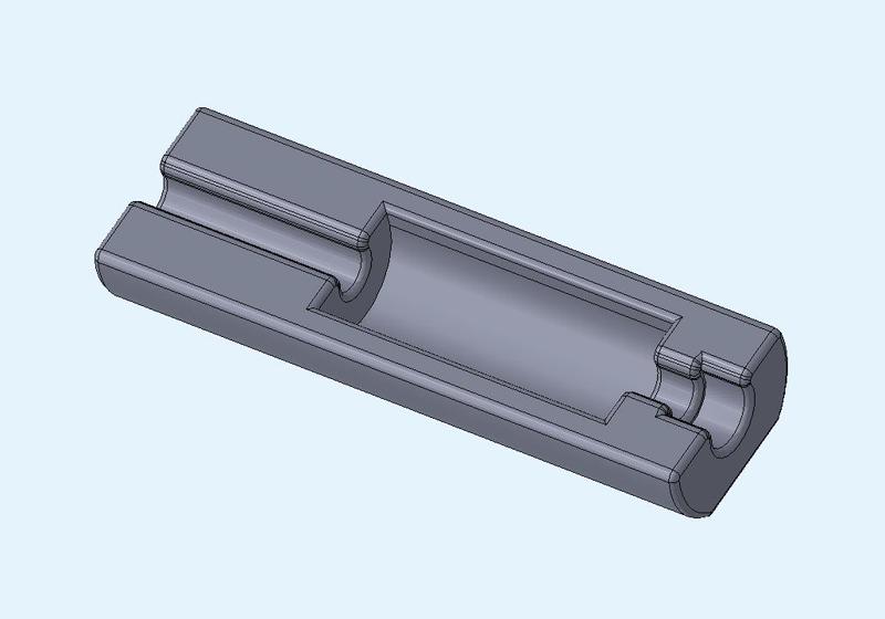 Bambu Bracket for Filament Inlet AMS Straight PTFE Connector
