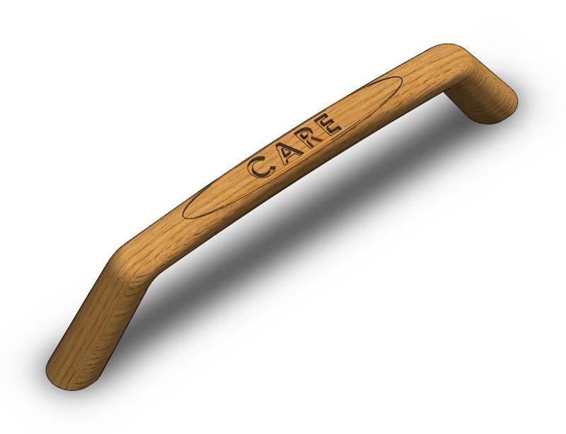 Handle with CARE - it's a furniture handle - 128 + 160mm version