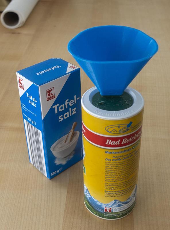 Trichter Streudose Salz