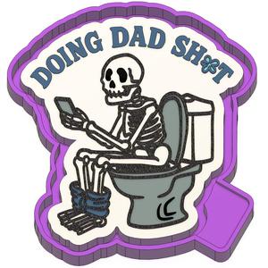 Doing DAD Shit Skeleton Freshie STL Mold Housing