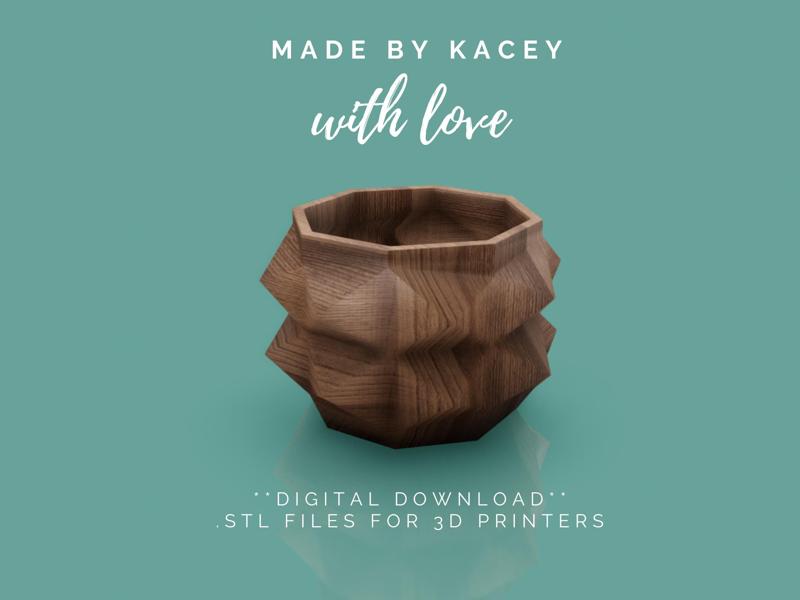 Pot Planter Design for a Succulents, Bonsais, and Various Plants - Instant Download - Misc 25