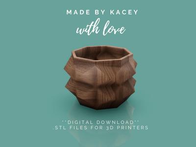 Pot Planter Design for a Succulents, Bonsais, and Various Plants - Instant Download - Misc 25