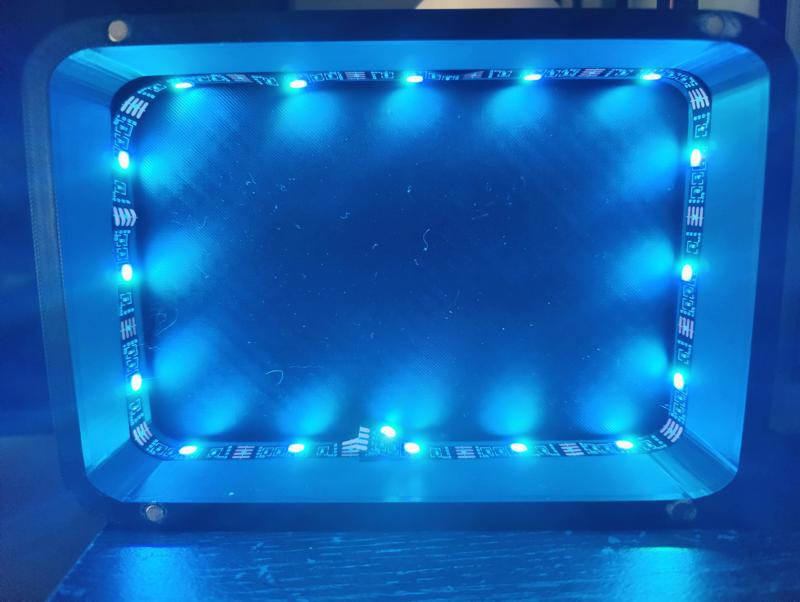 MultiColor light box with interchangeable panels