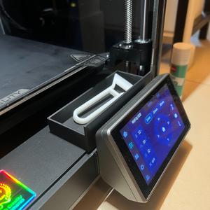 Creality K1 door gap filler with supplementary drawer (門縫填補+小抽屜)